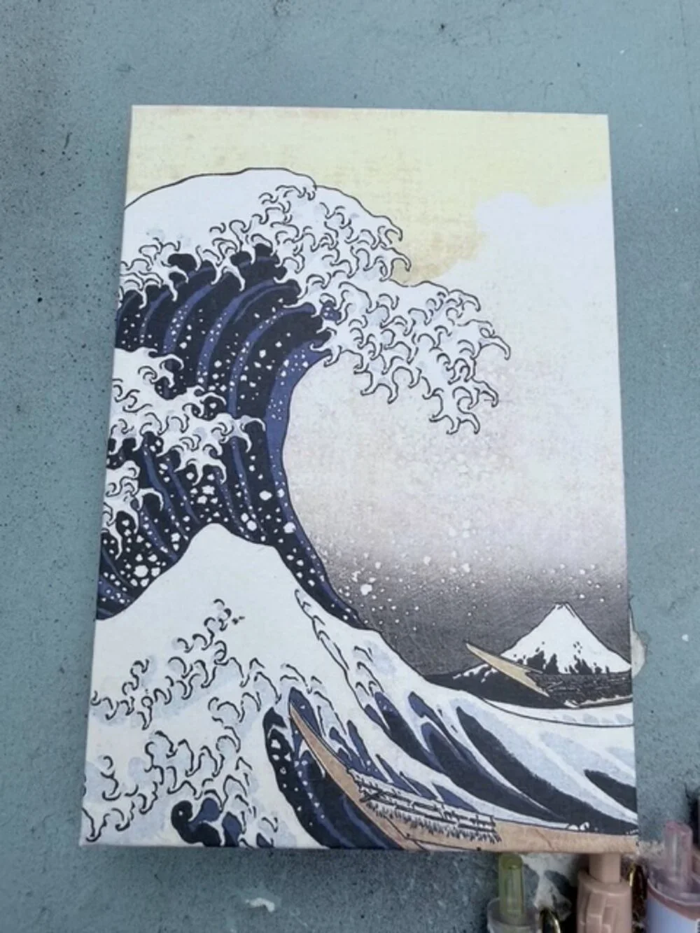 Memo Pad Great Wave Of Kanagawa Journal Blank Card Book Notes Paper & 10 PENS